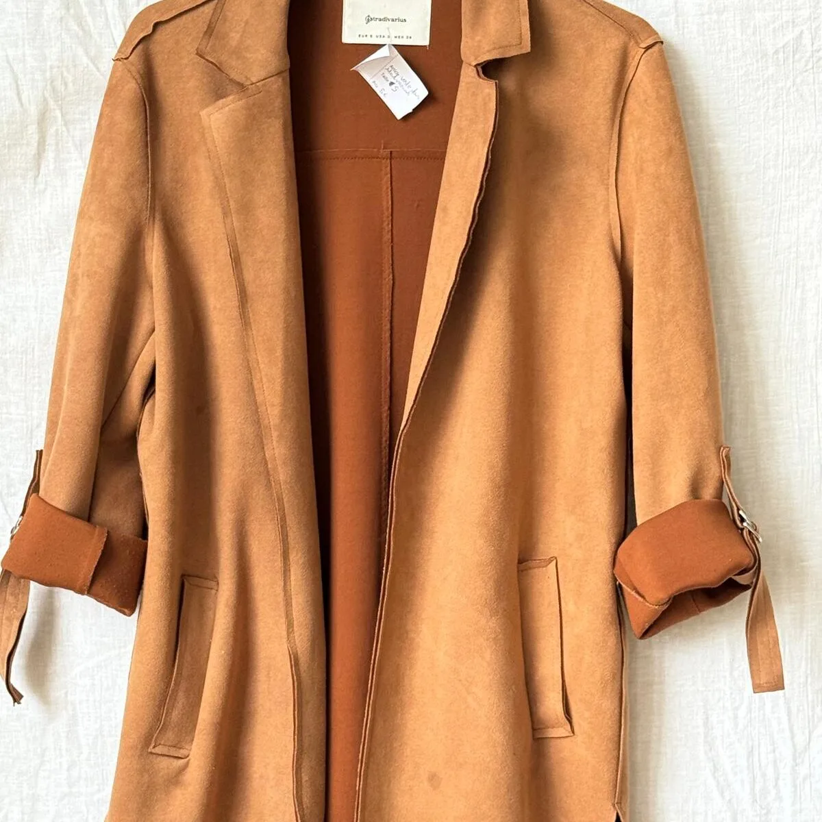 Veste en Daim Stradivarius S à 5€