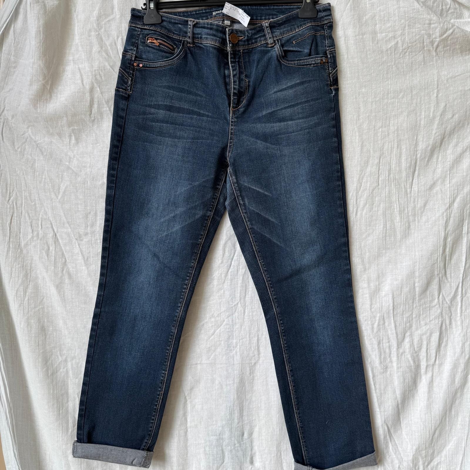 Jean Bleu foncé Grain de Malice T42 à 8€