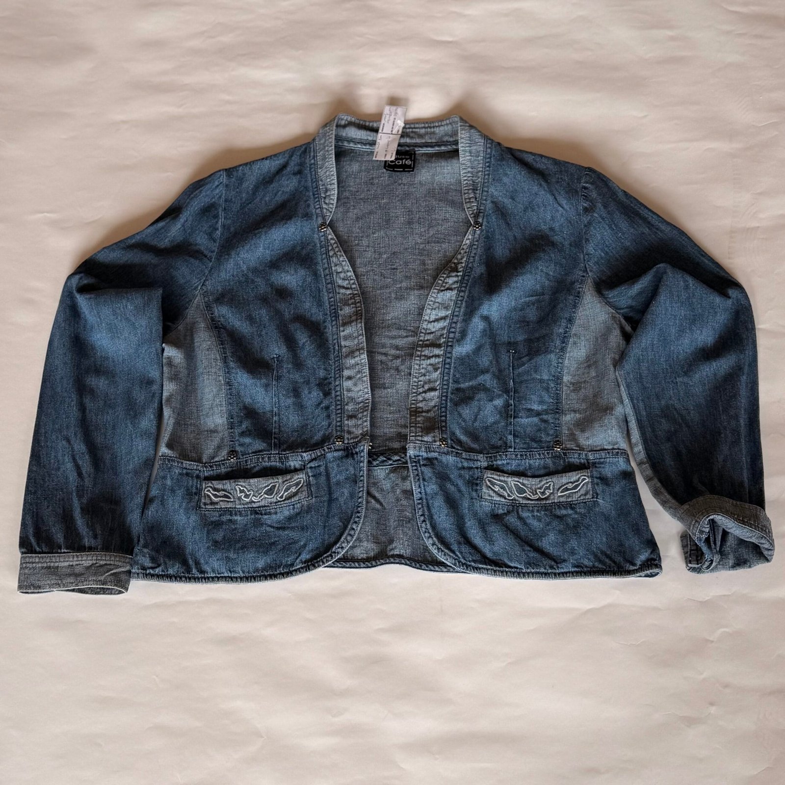 * Veste en jean bleu Taille 44